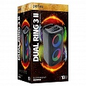 MP3  Perfeo PF_D0051 DUAL RING 3" 10, II LED, Bluetooth, USB/microSD, AUX, FM, MIC, 