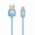  USB -MicroUSB  1.0 2A Smartbuy iK-12CPG blue COLOR PIG,  , 