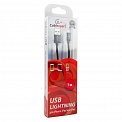  USB -Lightning  1.0 Cablexpert CC-S-APUSB01Bk-1M ,  Silver