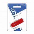 USB 2.0 8Gb Smartbuy Dock Red (SB8GBDK-R)