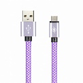  USB -MicroUSB  1.0 2A Smartbuy iK-12MSH violet MESH      , 