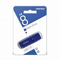 USB 2.0 8Gb Smartbuy Dock Blue (SB8GBDK-B)