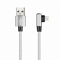  USB -Lightning  1.0 2A Smartbuy iK-512FLL white FLOW 3D L-TYPE 