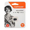 microSDXC 64Gb GoPower Class 10 U3 V30 70/  