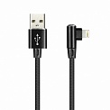  USB -Lightning  1.0 2A Smartbuy iK-512FLL black FLOW 3D L-TYPE 