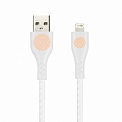  USB -Lightning  1.0 2A Smartbuy iK-512FGP white FINGERPRINT   , 