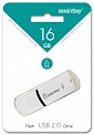 USB 2.0 16Gb Smartbuy Paean White (SB16GBPN-W)